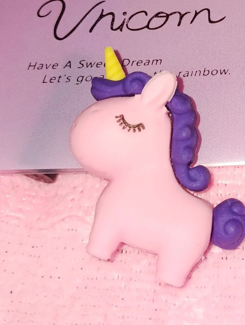 Cute Unicorn Keychain Set - Pink & Purple Kids Accessories